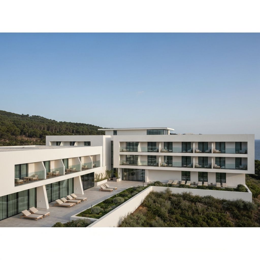 VASSA Hotel Exterior - Geometric Architecture